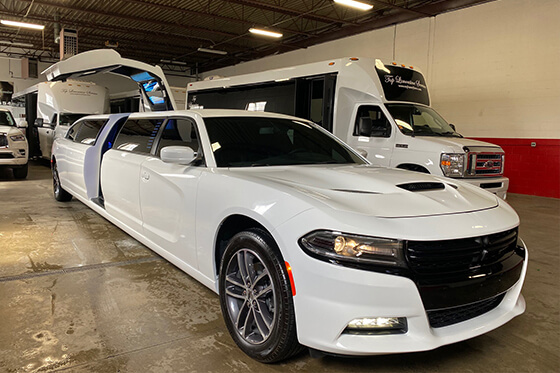dodge charger limo exterior