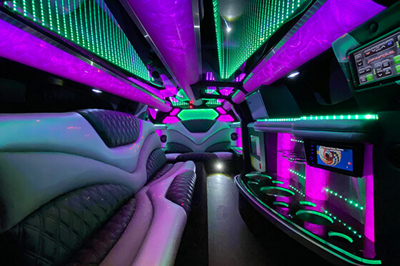 dodge charger limo interior