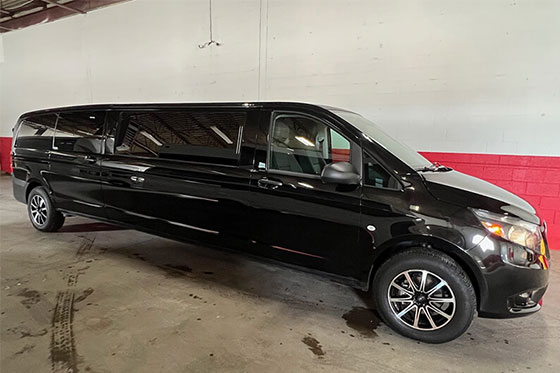 black limousine exterior