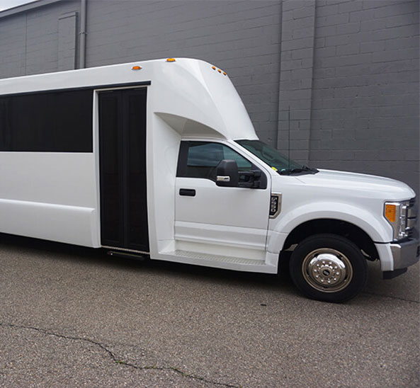 30 passenger party bus interior